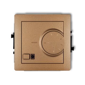 Regulator temperatury z czujnikiem powietrznym złoty metalik Karlik DECO 8DRT-2