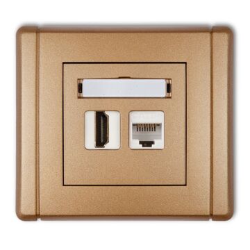 Gniazdo komputerowe, Gniazdo HDMI Karlik 8FGHK-45e