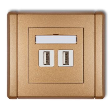 Gniazdo USB Karlik 8FGUSB-6