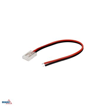 Złączka LED COB jednostronna z przewodem 8mm Bemko B46-Z1-08-COB