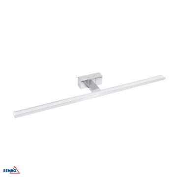 Oprawa ścienna LED KEIRA kinkiet łazienkowy 15W 4000K 1125lm IP44 chrom Bemko C22-MLK-800-4K-CR