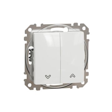 Włącznik podwójny (świecznikowy), Włącznik żaluzjowy, Włącznik zwierny (przycisk) Schneider Electric SDD111114