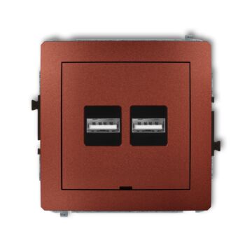 Gniazdo USB Karlik 9DCUSBBO-6
