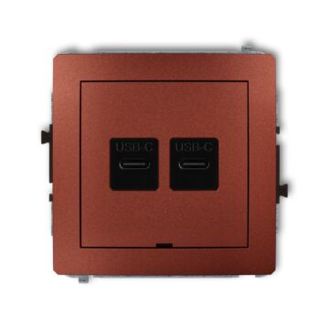 Gniazdo USB Karlik 9DCUSBBO-7