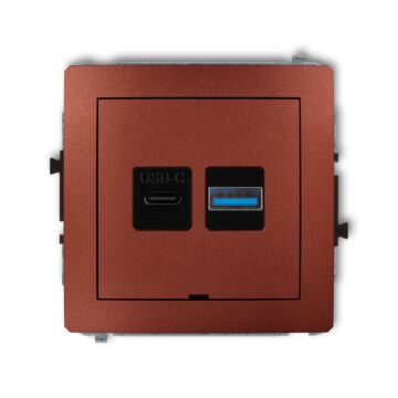 Gniazdo USB Karlik 9DCUSBBO-8