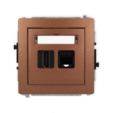 Gniazdo komputerowe, Gniazdo HDMI Karlik 9DGHK-45e