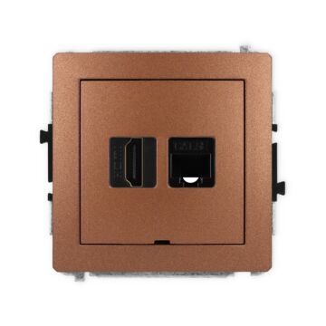 Gniazdo komputerowe, Gniazdo HDMI Karlik 9DGHKBO-45e