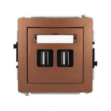 Gniazdo USB Karlik 9DGUSB-2