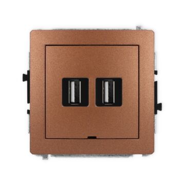 Gniazdo USB Karlik 9DGUSBBO-2