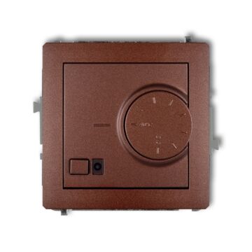 Regulator temperatury z czujnikiem powietrznym brązowy metalik Karlik DECO 9DRT-2