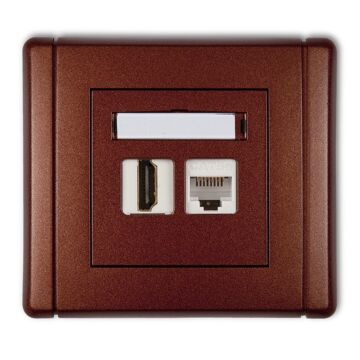Gniazdo komputerowe, Gniazdo HDMI Karlik 9FGHK-45e