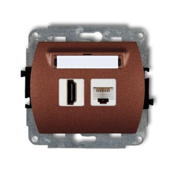 Gniazdo komputerowe, Gniazdo HDMI Karlik 9GHK-45e