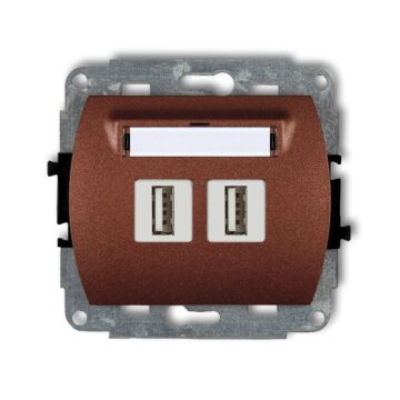 Gniazdo USB Karlik 9GUSB-2