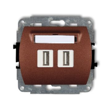 Gniazdo USB Karlik 9GUSB-6