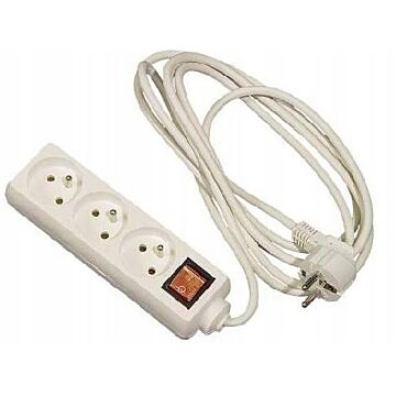 Przedłużacz listwowy Elgotech EPS-303W Przedłużacz listwowy Elgotech EPS-303W