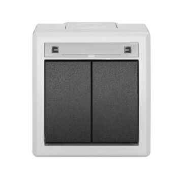 Włącznik podwójny (świecznikowy), Włącznik hermetyczny Elektro-Plast Nasielsk 5002-10