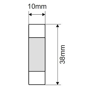 Wkładka topikowa bezpiecznikowa, Wkładka topikowa cylindryczna ETI 002620011 Wkładka topikowa bezpiecznikowa, Wkładka topikowa cylindryczna ETI 002620011