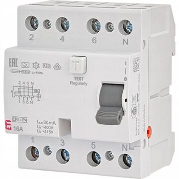 Wyłącznik różnicowo-prądowy ETI 002061651