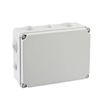 Puszka natynkowa hermetyczna pusta IP65 241x180x95 szara PCE EV-231