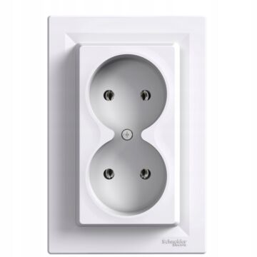 Gniazdo podwójne Schneider Electric EPH9700221 Gniazdo podwójne Schneider Electric EPH9700221