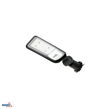 Oprawa uliczna JAZMIN LED lampa 50W 4000K 6750lm IP65 czarna Bemko C82-JAZ-050BL-4K