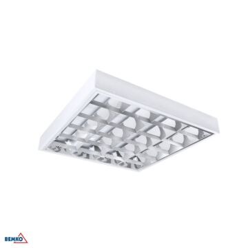 Oprawa rastrowa RES EMPTY do świetlówek tub LED 4xT8/G13 18W IP20 60cm biała Kafler C05-E-RES418N