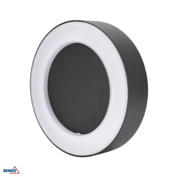 Oprawa elewacyjna LED VALIT 10W 3000K 800lm 120° IP65 grafit Bemko C25-EL2-R-010GR-3K