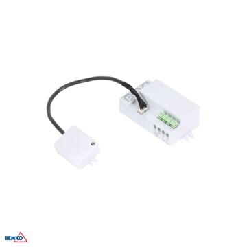Czujnik ruchu mikrofalowy 360° natynkowy 1200W IP20 biały Bemko B51-SES75WH