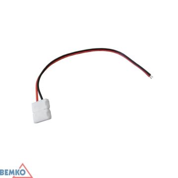Złączka LED z przewodem jednostrona 8mm Bemko B46-Z1-08-3528