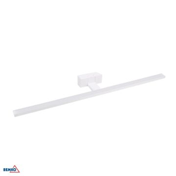 Oprawa ścienna LED KEIRA kinkiet łazienkowy 15W 4000K 1125lm IP44 biała Bemko C22-MLK-800-4K-WH
