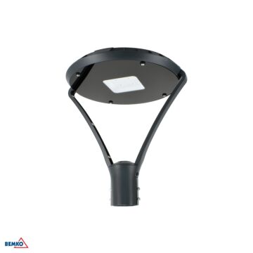 Oprawa parkowa IBERIS LED lampa 30W 4000K 5000lm IP66 czarna Luxmena C80-PRK-01A-030-4K