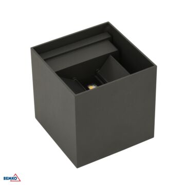 Oprawa elewacyjna LED VALIT 12W 4000K 1100lm max 100° IP65 grafit Bemko C25-EL2-KS-205GR-4K