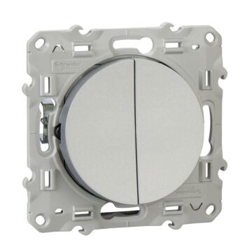 Włącznik podwójny (świecznikowy) Schneider Electric S53D211 Włącznik podwójny (świecznikowy) Schneider Electric S53D211