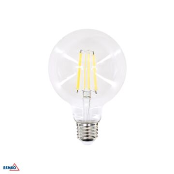 Żarówka LED dekoracyjna FILAMENT E27 11W 320° 2700K 1500lm Bemko D86-FLB-E27-G95-110-2K