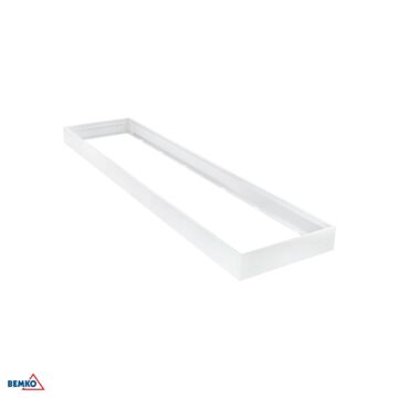Ramka montażowa natynkowa do paneli LED ECO biała Bemko C79-RNT123-WH-ECO2