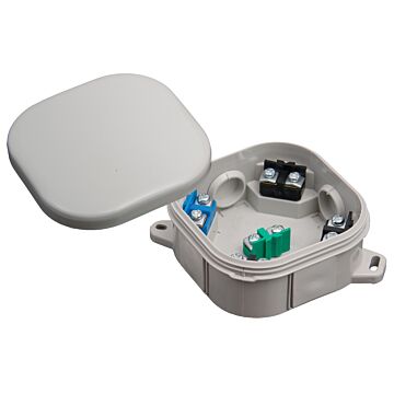 Puszka natynkowa hermetyczna z zaciskami 5x4mm IP54 92x92x44 szara PH PAWBOL A.0020
