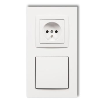 Gniazdo ssące z gniazdem elektrycznym Karlik DGV-2