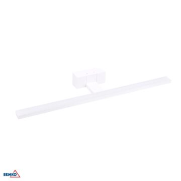Oprawa ścienna LED KEIRA kinkiet łazienkowy lampa 12W 4000K 900lm IP44 biała Bemko C22-MLK-600-4K-WH