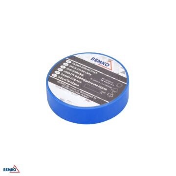 Taśma izolacyjna PVC 15x10 niebieska Bemko E30-PVC1510BU