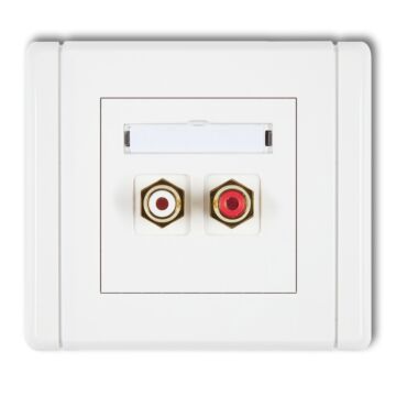 Gniazdo RCA Karlik FGRCA-2