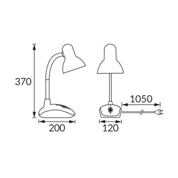Lampka biurkowa Struhm 04433