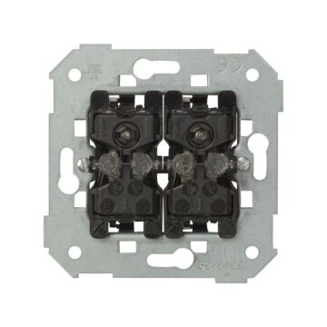 Mechanizm włącznika z podświetleniem świecznikowy/podwójny schodowy Simon82 Kontakt-Simon 75394-39