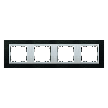 Ramka 4-krotna metalowa łupek / aluminium Simon82 Nature Kontakt-Simon 82947-63