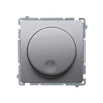 Regulator 1–10 V inox, metalizowany Basic Kontakt-Simon BMS9V.01/21