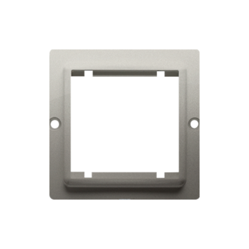 Adaper na osprzęt standardu 45x45 mm satynowy Basic Kontakt-Simon BMA45/29 Adaper na osprzęt standardu 45x45 mm satynowy Basic Kontakt-Simon BMA45/29