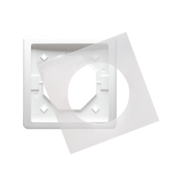 Ramka 1-krotna IP44 biały IP44 Basic Standard Kontakt Simon BMR1B/11