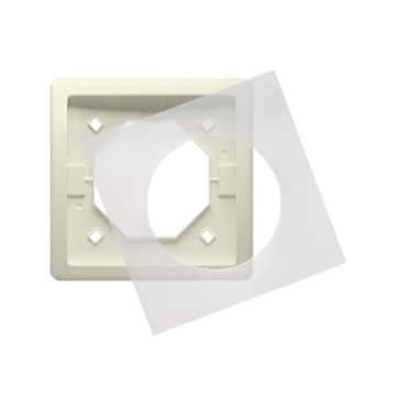 Ramka 1-krotna IP44 beżowy IP44 Basic Standard Kontakt Simon BMR1B/12