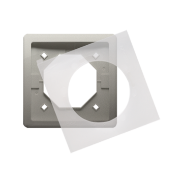 Ramka 1-krotna IP44 satynowy, metalizowany IP44 Basic Standard Kontakt Simon BMR1B/29