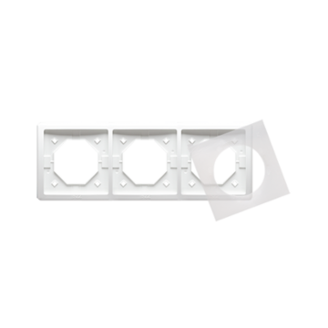 Ramka 3-krotna IP44 biały IP44 Basic Standard Kontakt Simon BMR3B/11