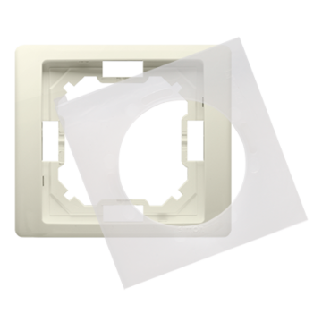 Ramka 1-krotna IP44 beżowy IP44 Basic Neos Kontakt Simon BMRC1B/12